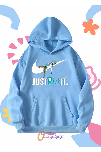 oneagılyazı Унисекс детска суитшърт - Pixel Print, Oversized Hood