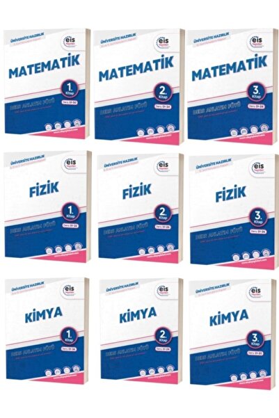 eis Yayınları Tyt Ayt Sayısal Ders Anlatım Föyleri Seti 2024 (15 KİTAP)