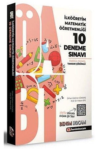 Benim Hocam Yayınları 2022 Öabt Ilköğretim Matematik 10 Deneme Çözümlü