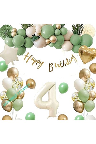 DÜVENCİ TİCARET Σετ Μπαλόνια Θαλάσσιας Άμμου - Πράσινο Μούχλας