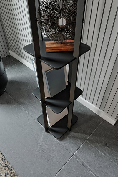 messer Dekoratif Siyah Katlı Lambader