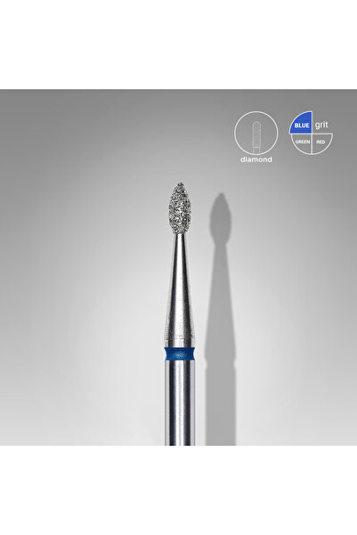 STALEKS Elmas Küre Freze, Mavi, Çap 1,6 mm, Çalışma Kısmı 4 mm