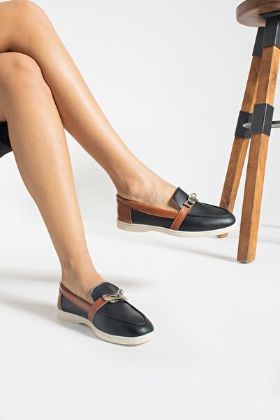 SHOW LİFE حذاء نسائي كاجوال بنعل مريح بإبزيم فضي