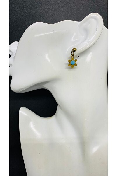 Porsuk Alternatif El Yapımı Etnik Otantik Hippi Bohem Çiçek Küpe