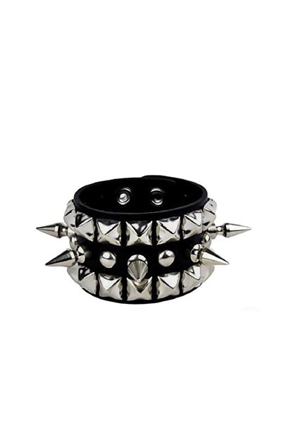 targay Cowboy Gothic Punk Metallica Style Studded Bracelet