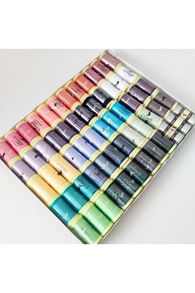 çizmeli Dikiş Ipliği 10 Adet Karışık Renk