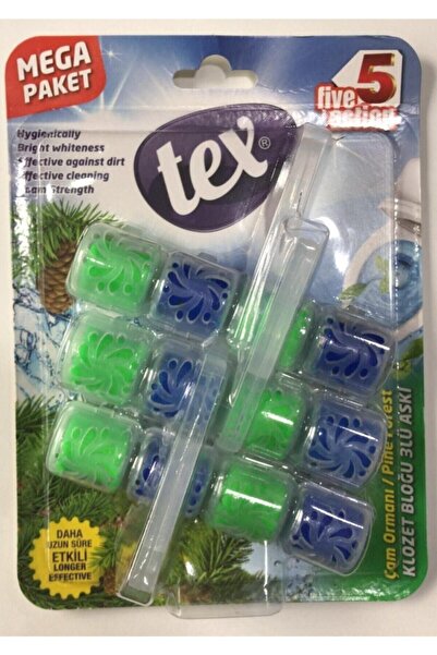 Tex Wc Klozet Bloğu Mega 3 Lü 50 gr Çam Ormanı