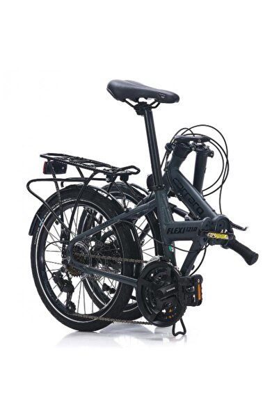 Carraro Flexi 121 Katlanır Bisiklet 21 Vites Mat Antrasit Gri-bakır