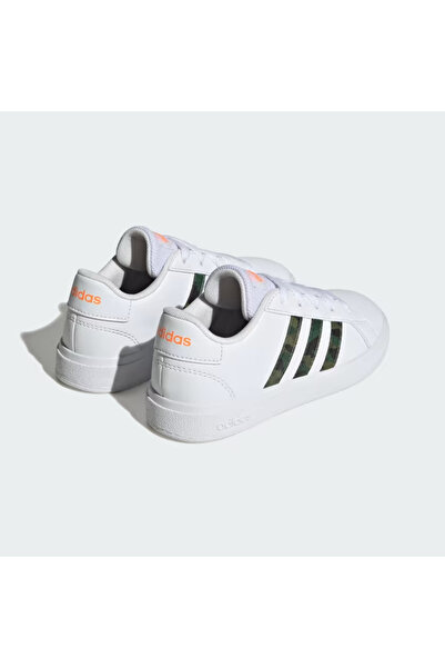 adidas Grand Court 2.0 K Çocuk Beyaz Sneaker