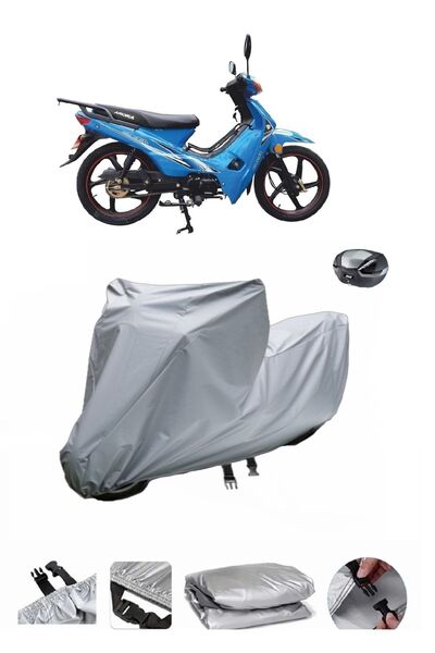 wovex The AR 50-30 motorcycle cover is not compatible with rear Bag .