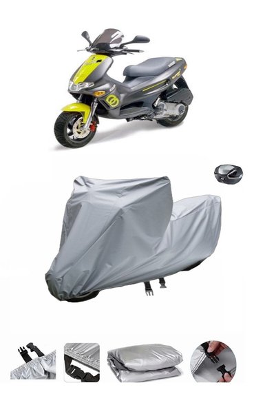 wovex Gilera Table Runner 180 Motorcycle Cover Compatible with Rear Bag