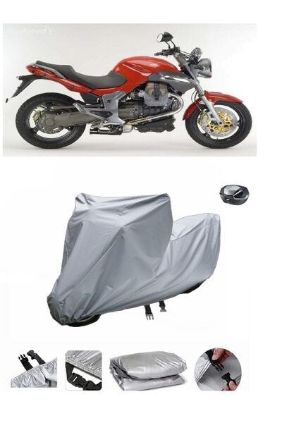wovex Moto Guzzi Breva V 1100 - Rear Bag Compatible Motorcycle Tarpaulin