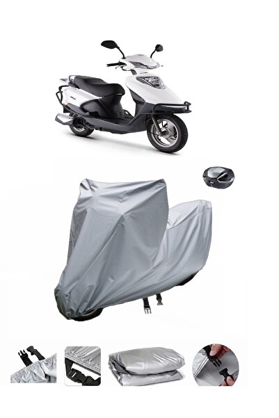 wovex كوبا نيوتن 50 - حقيبة خلفية مشمعة للدراجات النارية متوافقة