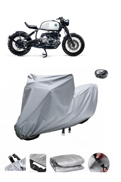 wovex غطاء الدراجة النارية BMW R 100 R هذا غير متوافق مع حقيبة الخلفية.