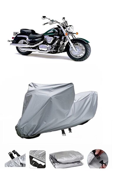 wovex سوزوكي VL 1500 دخيل - مشمع دراجة نارية متوافق مع الحقيبة الخلفية