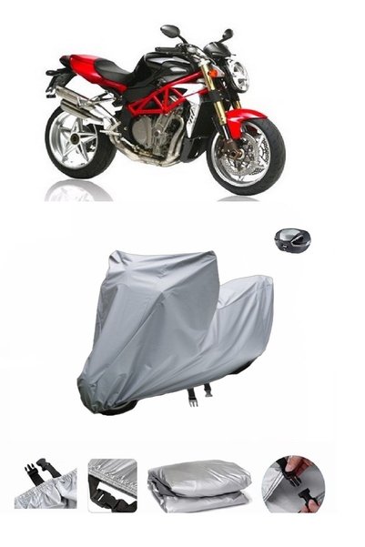 wovex غطاء دراجة نارية MV Agusta Brutale S متوافق مع حقيبة الخلفية