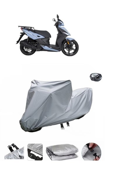 wovex Kymco Agility Delivery 125i Motorcycle Cover Compatible with Rear Bag