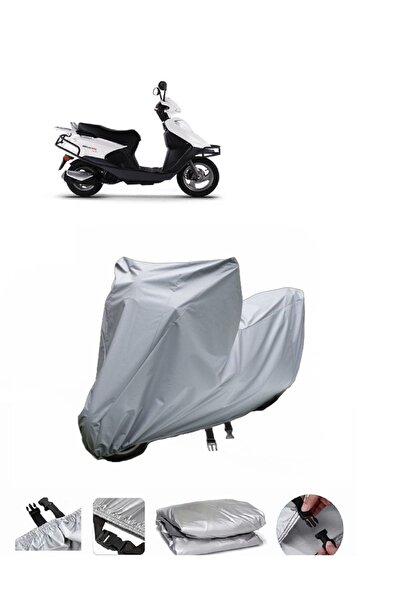 wovex Kuba Gelli 125 - قماش مشمع للدراجات النارية وحقيبة خلفية غير متوافقة