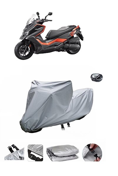 wovex Kymco Dtx 250 - Motorcycle Tarpaulin and Rear Bag Compatible
