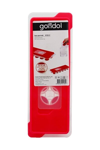 Gondol Kapaklı Silikon Buz Kalıbı Silikon Beyaz