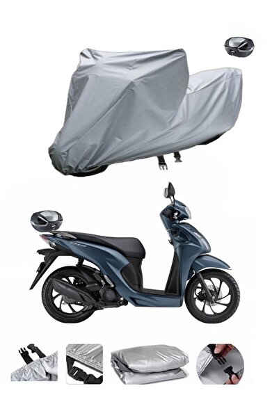 wovex Honda Yeni Dio Motosiklet Brandası,branda,örtü(ARKA ÇANTA VAR)