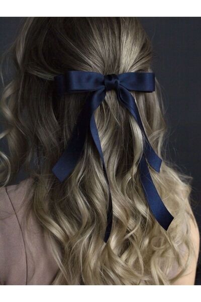 alhifa Yeni Moda Saten Kurdele Otomatik Toka