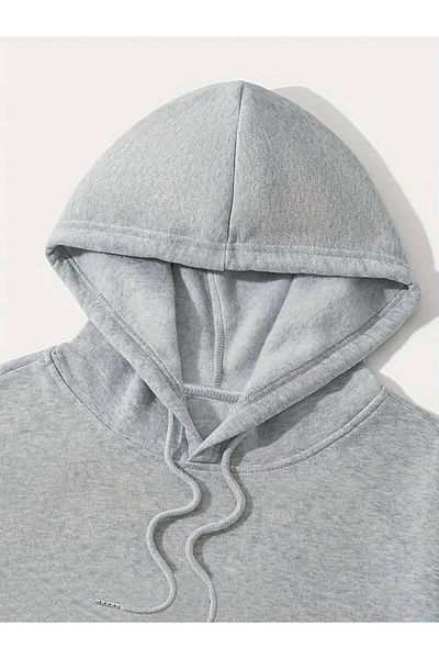 AMMA Χειμερινό φούτερ με κουκούλα Ninja Printed Unisex Oversize - 3 κλωστές