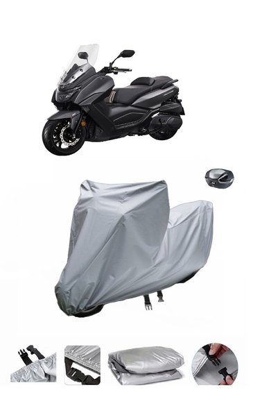 wovex غطاء دراجة نارية Sym Maxi 400i ABS، متوافق مع حقيبة الخلفية