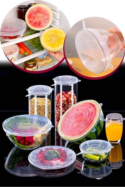 afife Home Freshness Preserving Storage Container Lid Set of 6