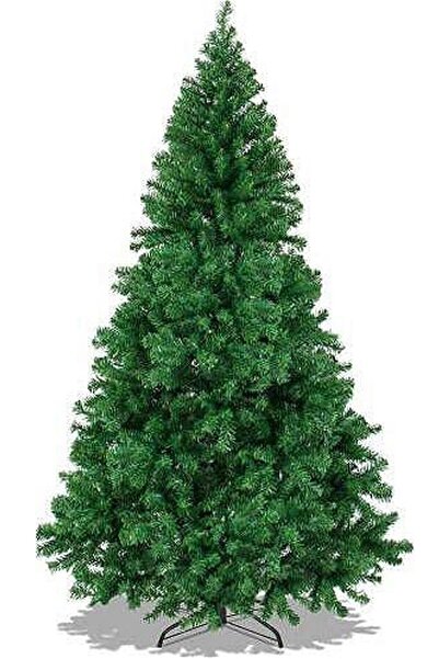 Erka 210 Cm Yılbaşı Ağacı Gür Dallı Noel Ağacı Yılbaşı Çam Ağacı Demir Ayak D...