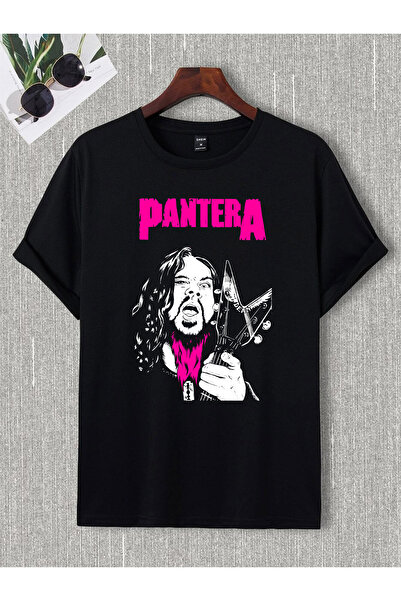 donamod Unisex Oversize Pantera Metallıca Iron Madıen Black Sabbath Ac Dc Sli...