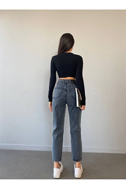 LAMİRAMOOD Siyahkar Mom Super High Waist Jean Jeans