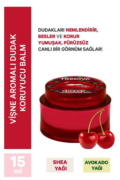 Trinova Cherry Seek Lip Protective Balm 15ml