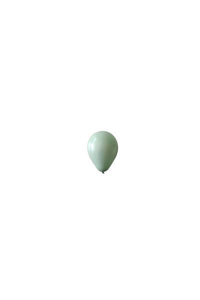 Kavalingo Mold Green 5 Inch Small Size Decoration Balloon - 25 Pieces