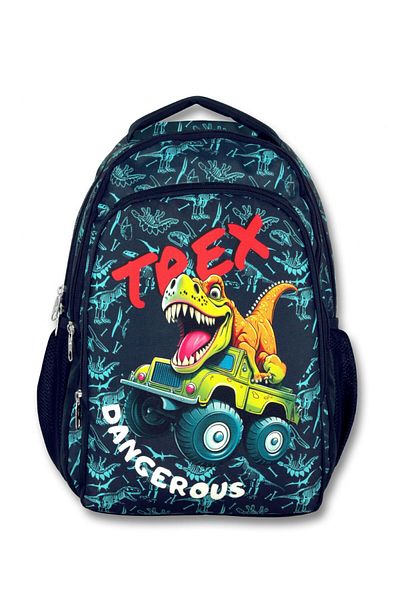 ÜMİT ÇANTA Boy's Trex School Bag - Ümit Cennec, Navy Blue, Three Compartments