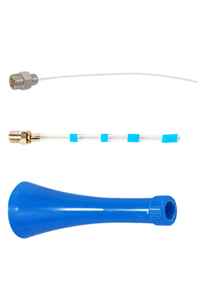 Apex Detay Temizlik Tabancası Boncuklu Hortumu, Borazan ve Kılcal Hortum 3 Pa...