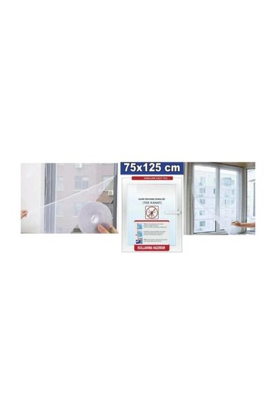 Alfa Sineklik Hazır Beyaz 75 x 125