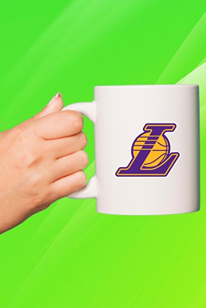 remonz Lakers Printed White Porcelain Mug