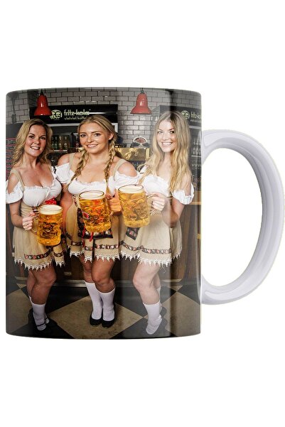 remonz Beer Double Sided Printed 100% Porcelain Mug
