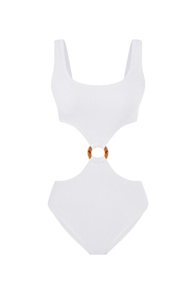 AQUELLA Beyaz Dokulu Mayokini