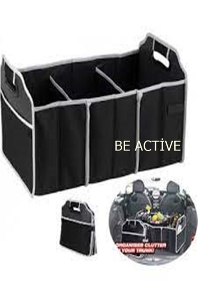 AVO-CATTO 3 Bölmeli Araba Bagaj Çantası Katlanabilir Piknik Kamp Organizeri B...