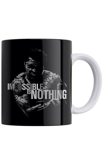 remonz Muhammad Ali Double Sided Printed Porcelain Mug