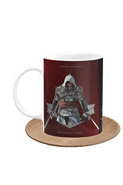 remonz Assassin's Creed Edward Kenway Specially Designed Printed Porcelain Mug for Actors