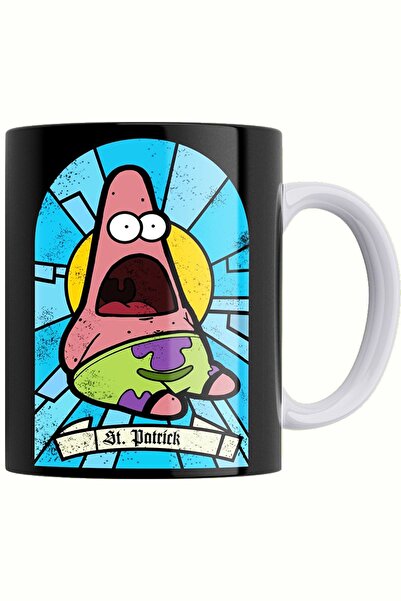 remonz كوب باتريك من البورسلين مطبوع على الوجهين