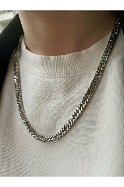 Harlofia Jewelry Thick Chain Steel Necklace