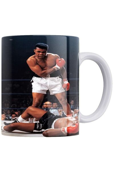 remonz Muhammad Ali Double Sided Printed Porcelain Mug