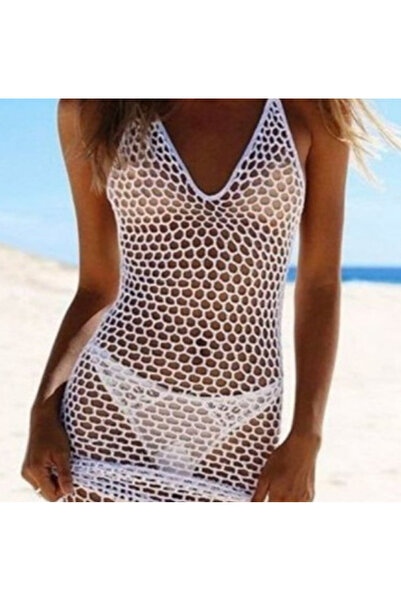 JANES Жіноче трикотажне плаття з довгими рукавами Basic Pareo