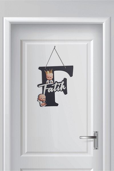 tablohouse Στολίδι για την πόρτα του παιδικού και βρεφικού δωματίου