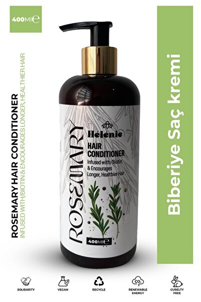 HELENİE Biberiye Nane Güçlendirici Saç Kremi- Rosemary Mint Strengthening Hai...