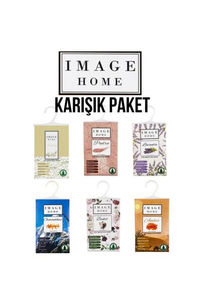 İMAGE HOME 6'lı Karışık Paket Yasemin-Pudra-Lavanta-Osmantus-Buket-Amber Koku...